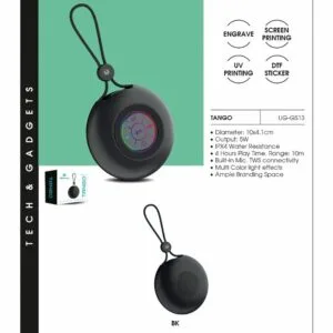 URBAN GEAR TANGO Water Resistant Bluetooth Speaker