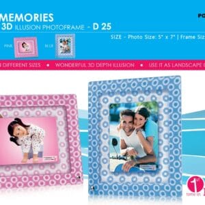 Frozen memories | 3D photo frame (5 x 7)