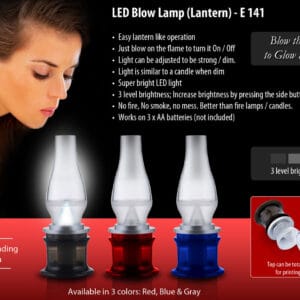 LED Blow lamp (Lantern) (with 3 step light)