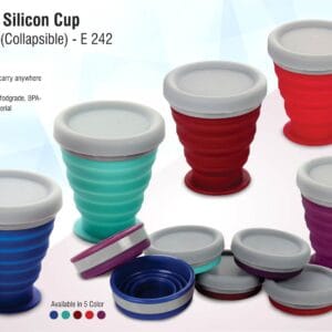 Folding silicon cup with cap (collapsible) - https://youtu.be/Ng8_FfXJabI