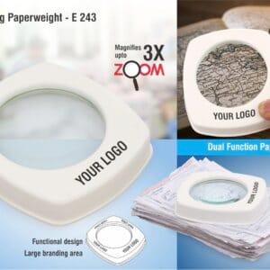 Magnifying paperweight (3x zoom)