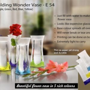 Folding Wonder Vase (Unbreakable, Leak Proof, Easy to carry) -
https://youtu.be/QhFaOw6x00I