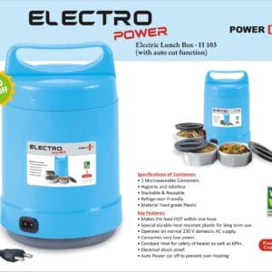Electro Power: Electric Lunch box with Auto-cut function