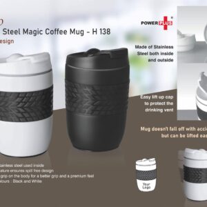 Ferrero Stainless Steel Magic Coffee Mug (300 ml approx) (Spill free design) - https://youtu.be/2aSA2QjOQoI