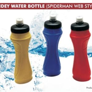 Spidey Water Bottle (Spiderman web style)