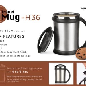 Power Plus Vacuumized travel mug